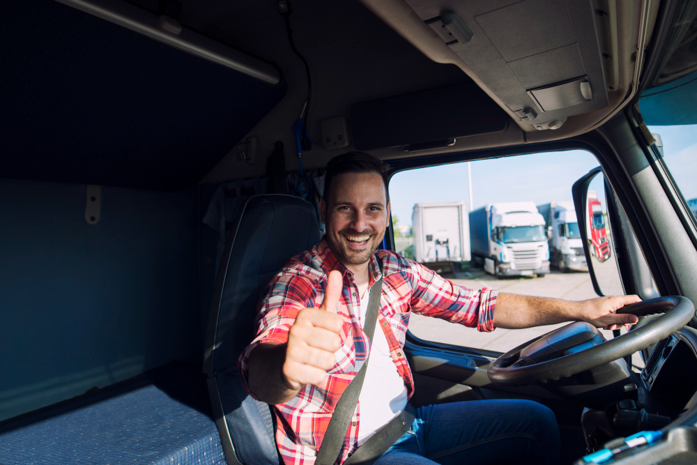 Conductor siguiendo el Plan Estratégico de Seguridad Vial